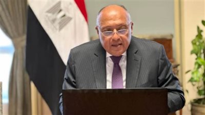 شكري يؤكد لنظيرته الفرنسية رفض مصر أي تصريحات تشجع على مغادرة الفلسطينيين أراضيهم