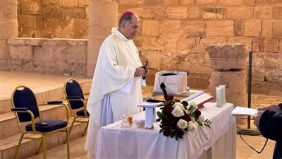 إقامة صلاة عيد الغطاس بالكنيسة البيزنطية في البترا الأردنية لأول مرة منذ اكثر من 1400 عام