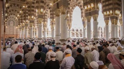 أكثر من 5.5 مليون مصلٍ يؤدون الصلوات في المسجد النبوي الشريف الأسبوع الماضي