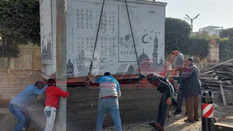 نقل كشك الكهرباء