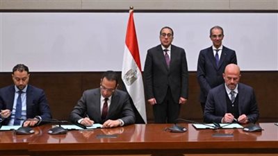رئيس الوزراء يشهد توقيع مذكرة تفاهم بشأن تطوير وبناء وامتلاك وتشغيل مركز للبيانات الخضراء في مصر