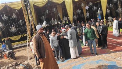 جنازة الشيخ إبراهيم عبدالغني القارئ بالإذاعة والتليفزيون  (صور)