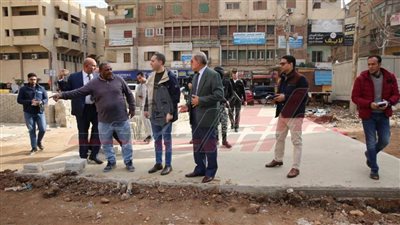 نورالدين يتفقد أعمال إنشاء السوق الحضرية المطورة بكفر الشيخ