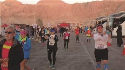 انطلاق ماراثون الأقصر الدولي في دورته 31 من أمام معبد حتشبسوت بالبر الغربي