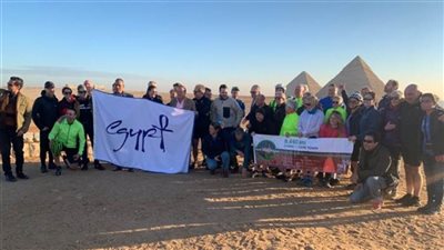 انطلاق رحلة طواف أفريقيا 2024 من أمام أهرامات الجيزة وماراثون مصر الدولي