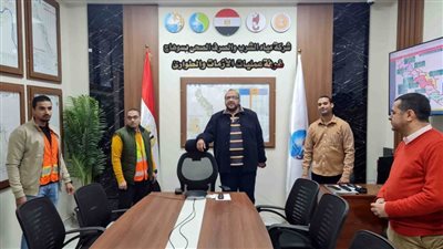 بدء تشغيل غرفة الطوارئ الازمات بمياه الشرب بسوهاج 