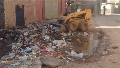 الوحدات المحلية تواصل أعمالها في رفع مخلفات