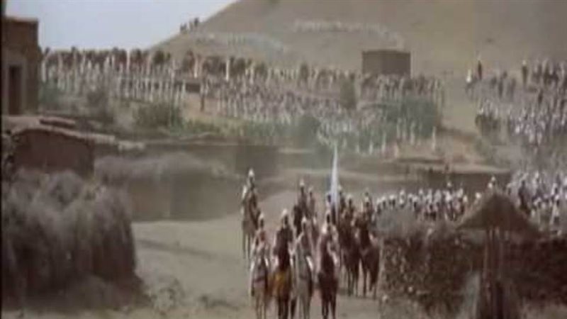 مشهد فتح مكة في فيلم
