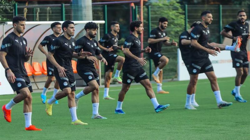 منتخب مصر يخوض تدريباته
