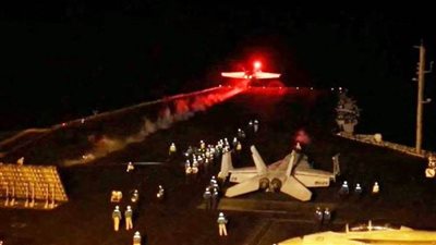 عاجل.. هجوم أمريكي بريطاني جديد في اليمن