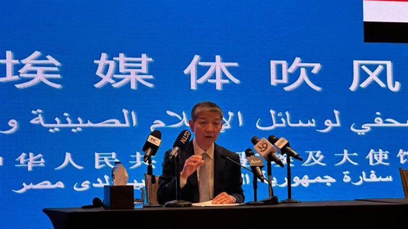 السفير الصينى بالقاهرة