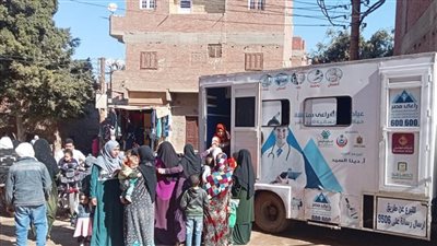 توزيع 6528 نظارة طبية بقوافل مجانية بالتعاون مع المجتمع المدني ببني سويف