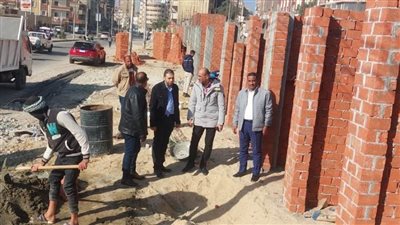 سكرتير بني سويف يتفقد مشروع تطوير سوق الدهشوري