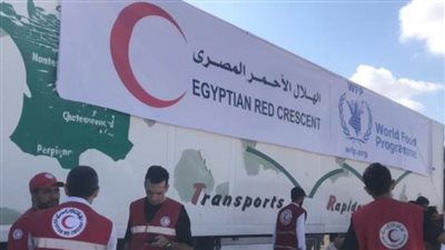 الهلال الأحمر المصري: هناك استجابة مستمرة للاحتياجات الإغاثية في غزة