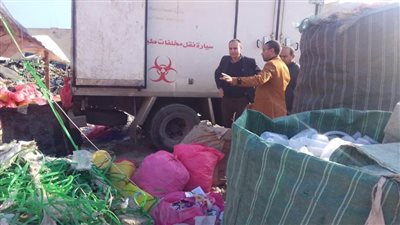 ضبط مخلفات طبية خطرة فى حملة مكبرة لصحة البحيرة بدمنهور