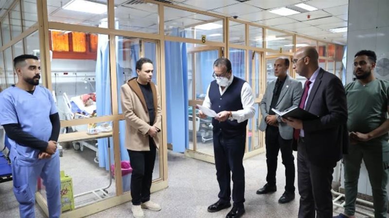 وزير الصحة بمستشفى