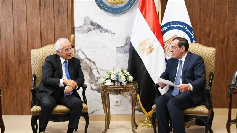 وزير البترول يبحث