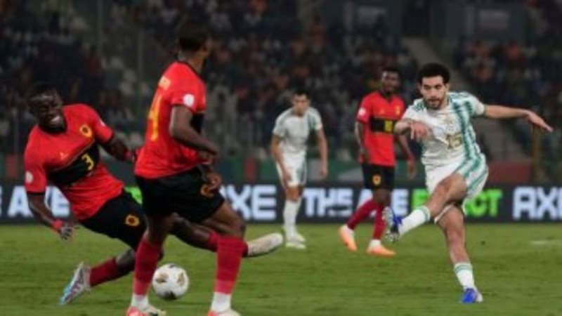 جانب من مباراة الجزائر