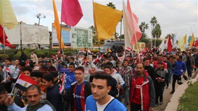 كفر الشيخ: إطلاق مسيرة مشى شبابية احتفالاً بعيد الشرطة