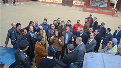 نهال بلبع تتفقد مدرسة القيادة التابعة لمحافظة البحيرة 