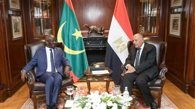 وزير الخارجية يستقبل نظيره الموريتاني ويعقدان جلسة مباحثات موسعة