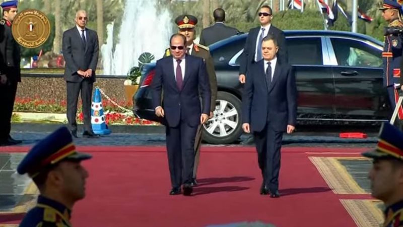 وصول الرئيس عبد الفتاح