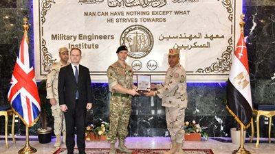 تدريب مصري بريطاني لمكافحة العبوات الناسفة المرتجلة لعناصر المهندسين العسكريين