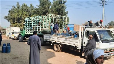 انفراجة كبيرة في أزمة البوتاجاز ببني سويف