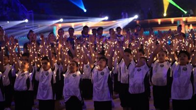 300 ناشئ يشاركون في حفل افتتاح بطولة كأس العالم للجمباز