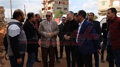نورالدين يتفقد توسعة ورفع كفاءة دائري عاصمة كفر الشيخ