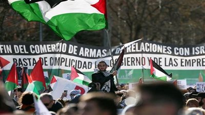 تظاهرات في مدن وعواصم عالمية تنديدا بالعدوان على قطاع غزة