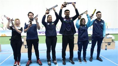 نتائج منافسات اليوم الثاني لبطولة كأس العالم لرماية المسدس البندقية والبندقية خرطوش