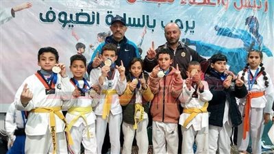 أبطال تايكوندو مطوبس يحققون 26 ميدالية ذهبية ببطولة وسط الدلتا