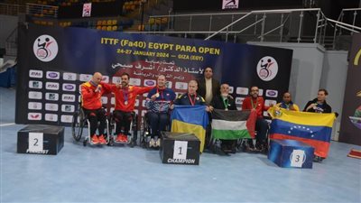 8 ميداليات حصيلة مصر في البطولة الدولية لتنس الطاولة البارالمبي