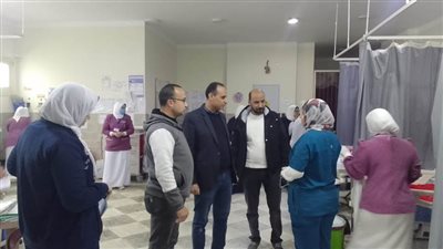 وكيل وزارة الصحة يتفقد العمل بمستشفى رشيد العام