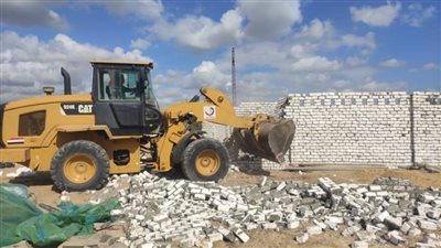 إزالة 53 حالة تعدٍ على الأراضي الزراعية وأملاك الدولة بالبحيرة