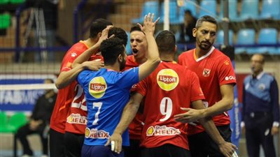 فوز الأهلي والزمالك وسبورتنج برابع جولات الدور الثاني من دوري رجال الطائرة