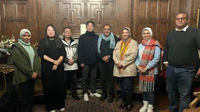 وفد صيني يزور متحف الإسكندرية القومي 