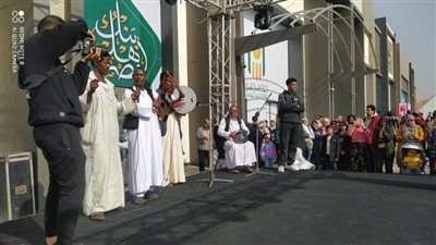 أغانٍ وعروض فنية من التراث الشعبي لفرق قصور الثقافة بمعرض الكتاب 