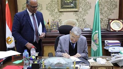 محافظ المنيا يعتمد نتيجة الشهادة الإعدادية للفصل الدراسي الأول بنسبة نجاح ٧٤،٢٦%