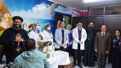 جامعة بنها وكنيسة نيقلاوس ينظمان قافلة طبية بالقليوبية 