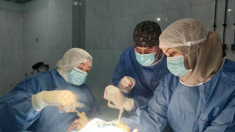 جانب من الجراحة