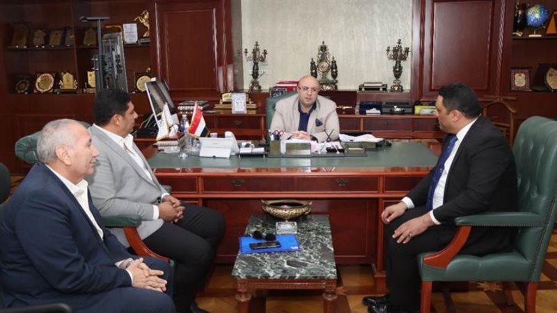 لقاء محافظ بنى سويف