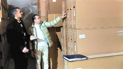 ضبط 114 شاشة تليفزيون تم احتكارها وحجبها عن الأسواق بالبحيرة 