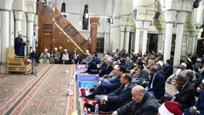 محافظ قنا يشهد الاحتفال بليلة الإسراء والمعراج بمسجد عبدالرحيم القنائي