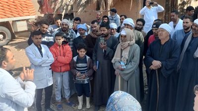 معهد الصحة الحيوانية ينظم قافلة مجانية لصغار المربين بالفيوم 