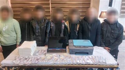 سقوط عصابة تزوير العملات بالقليوبية 