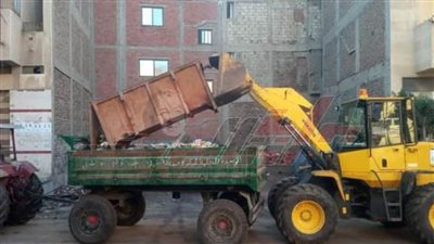 رفع 45 طن قمامة من ميادين وشوارع الحامول بكفر الشيخ