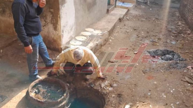 تطهير خطوط الصرف