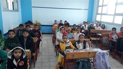 انتظام الدراسة في أول أيامها بالفصل الدراسي الثاني بمدارس البحيرة